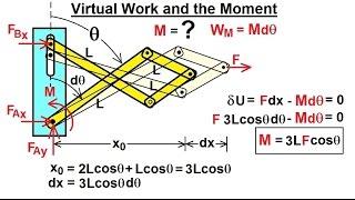 Mechanical Engineering: Ch 13: Virtual Work Applications (10 of 39) Virtual Work and the Moment