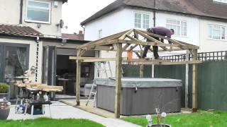 Wooden Gazebo  Build 2.8x3m