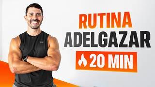 Ejercicios para BAJAR DE PESO - RUTINA en CASA 20 MIN  Cardio - HIIT