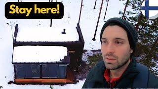 I stayed at an Airbnb in the middle of the forest