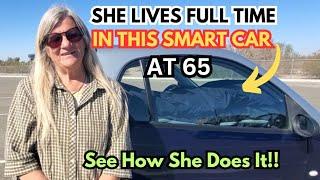 Van Life Tour: At 65 living in a Smart Car is Exit Plan from 9-5 grind!