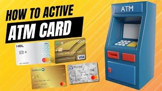 Easy Steps To Activate Your Atm Card At An Atm Machine!