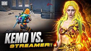 KEMO VS. Streamer But 3X IN A ROW! [*Toxic Knife] | BGMI 