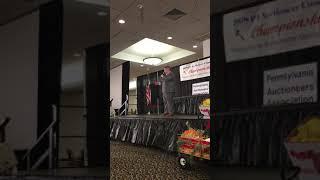 Jake Yoder 2018 Pennsylvania Auctioneer Champion