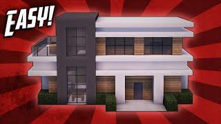 Minecraft: How To Build A Small Modern House Tutorial (#18)