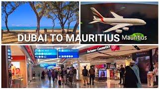 DUBAI AIRPORT DEPARTURE TO MAURITIUS  TRAVEL VLOG