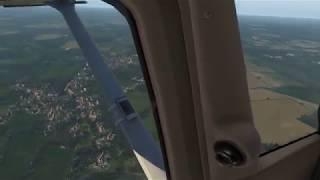 Orbx True Earth England South - XPlane VR flight, Nayland airfield, UK