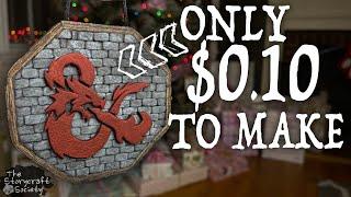 EASY and CHEAP!!! How to make a D&D Themed Christmas Ornament! (D&D Crafting)