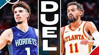 ELITE GUARD DUEL! LaMelo Ball (34 PTS) & Trae Young (38 PTS) GO AT IT! | October 25, 2024