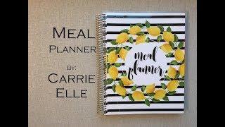 Meal Planner -{Carrie Elle}