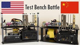 Test Bench from USA vs China - HighSpeed PC Top Deck Tech Station and QDIY PC-D008