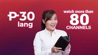 Watch 90+ channels for only P30 with Cignal Lite Loads