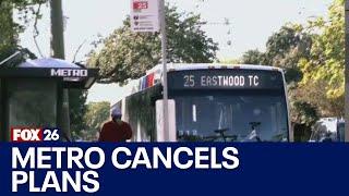 METRO Houston CANCELS plans for connected bus rapid transit line - why?