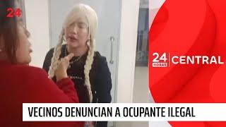 Ocupante ilegal roba compras de supermercado y ropa