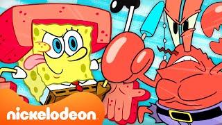 SpongeBob | 90 MINUTEN SpongeBob in Action... wortwörtlich  | @SpongeBobOfficial | Nickelodeon