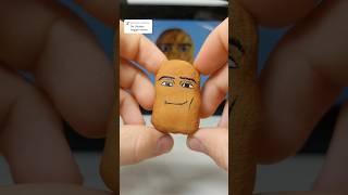 Chicken Nugget meme singing Gegagedigedagedago (clay art) #shorts #art #funny