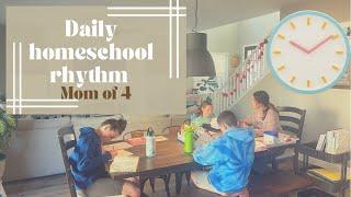 EFFICIENTDAILY HOMESCHOOL ROUTINE||EXPERIENCED HOMESCHOOL MOM X4