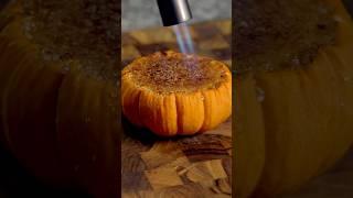 Crème Brûlée INSIDE Mini Pumpkins