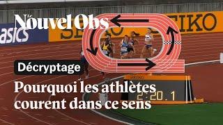 JO 2024 : pourquoi les athlètes courent-ils dans le sens inverse des aiguilles d'une montre ?