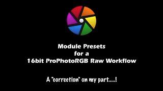 Exploring Darktable: Basic Importing Images & Module Presets for a ProPhotoRGB Raw Workflow