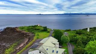 Explore Aberdour Silver Sands from Above - Stunning Coastal Scenery!