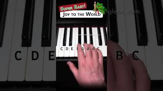 Joy to the World - super easy piano tutorial! 