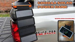 Best Solar Charging Bank of 2024 the GOODaaa Solar Power Bank!