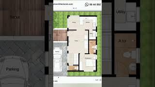 34' x 40' West facing floor plan #floorplan