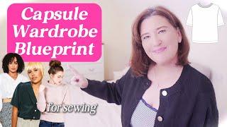 Winter Capsule wardrobe BLUEPRINT for sewing your own wardrobe! (Includes pattern picks!)