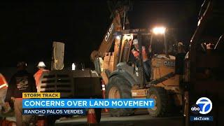 Rancho Palos Verdes residents fear threat of more land movement ahead of storm