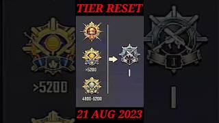 TIER RESET #shorts #youtubeshorts #shortsvideo #shortsfeed #viral #pubgmobile #bgmi #PUBG