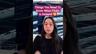 Things You Need To Know When Flight is Delayed 🫡#flight #moneysavingtips #summer #summervacation