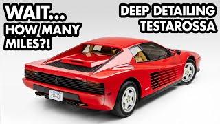 Ferrari Testarossa DEEP DETAILING! // Paint Correction / Prep for BaT