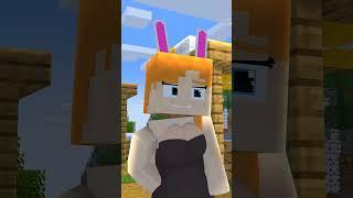 VERY FUNNY BUNNY ALEX STEAL BREAD #shorts #viralvideo #minecraftanimation