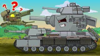 German Scientist create a FANATIC MONSTER - Cartoons about tanks