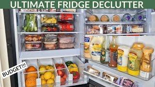 ULTIMATE FRIDGE ORGANIZATION & DECLUTTERRING | CLEANING MOTIVATION