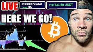 BITCOIN!!!! HERE WE GO!!! LIVE TRADING! TARGETS ANALYSIS!!