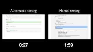 Automated testing vs Manual testing