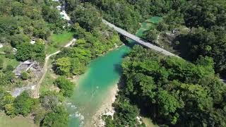 Following a river from above