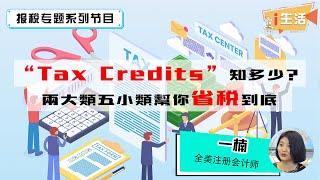 美国"Tax Credits税收抵免"有哪几种？知道这些计算方法可以省这么多税！