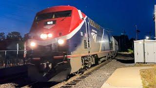 Amtrak P42DC in New Phase 7 Paint Leads Equipment Move with an Unusual Mix of Coaches - 9/11/2024