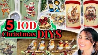 2024 IOD HOLIDAY release with 5 DIYs. Must see Christmas diy decor that’s easy, and gorgeous