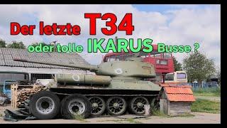 Zwischen einem Panzer T 34 und IKARUS -Bussen  - Die letzte IKARUS-Busschmiede Ungarns