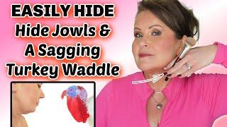 Hide Sagging Jowls & Turkey Neck With Simple Makeup Tips