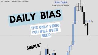 THE ONLY VIDEO YOU WILL NEED FOR DAILY BIAS! (SIMPLE)