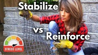 How To Build a Retaining Wall: Reinforced | Why You Will Never Go Back!!