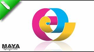 3D Swirl Logo Design in Coreldraw | How Design Logo | Maya Graphics | #logo #coreldrawtutorials