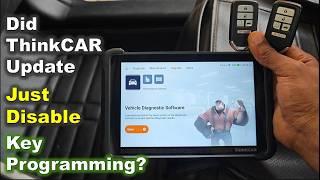 Key Programming After Update: Did Thinkcar Just REMOVE Programming Keys from Thinkscan 689?