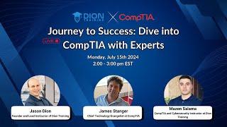 Journey to Success: Dive Into CompTIA with Experts