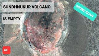 No hot lava detected! Drone scans Sundhnukur craters and lavafields. 4K